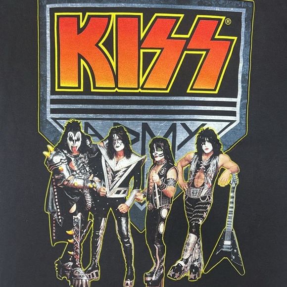 Kiss Band T Shirt XL Black Alstyle Y2K 2000s Licensed Rock Graphic Tee - Picture 5 of 7